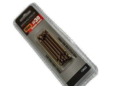 10Pc No.30 Double Ended HSS M35 Cobalt Drill Bits