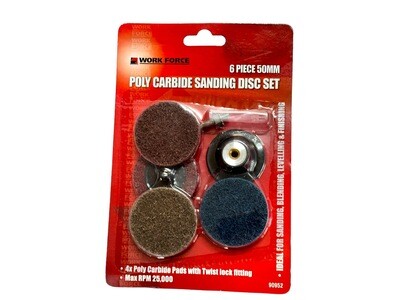 6pc sanding mini set
