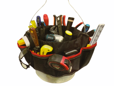 18 Pocket Bucket Bag