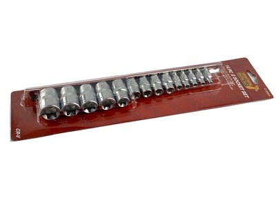 14Pc Star Socket Set E Torx