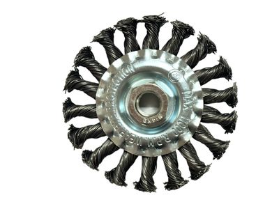 4" Wire Wheel Knotted