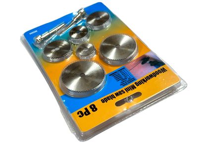 8 Piece Miniature Wood Saw Blade Set