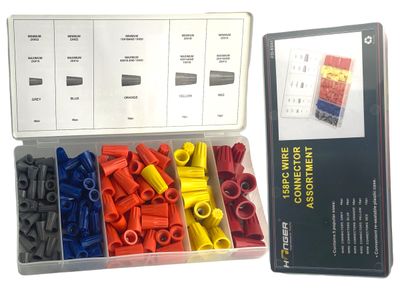 158 Pc Wire Connector Assortment