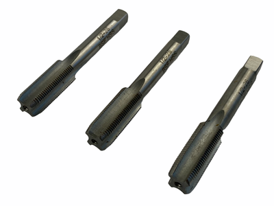 3Pc 1/2&quot;-26 TPI BSF Brass HSS Taps
