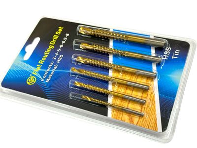 6 Pc Saw Drill Bit Set