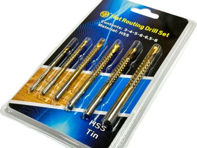 6 Pc Saw Drill Bit Set