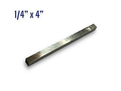 Tool Steel Square 1/4&quot; x 4&quot;