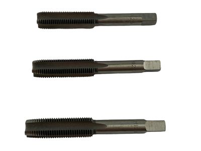 12mm x 1.25mm 3Pc Tap Set