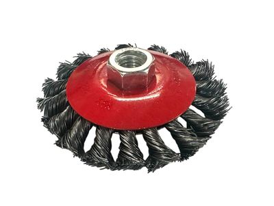 4” Wire Brush Wheel Knotted