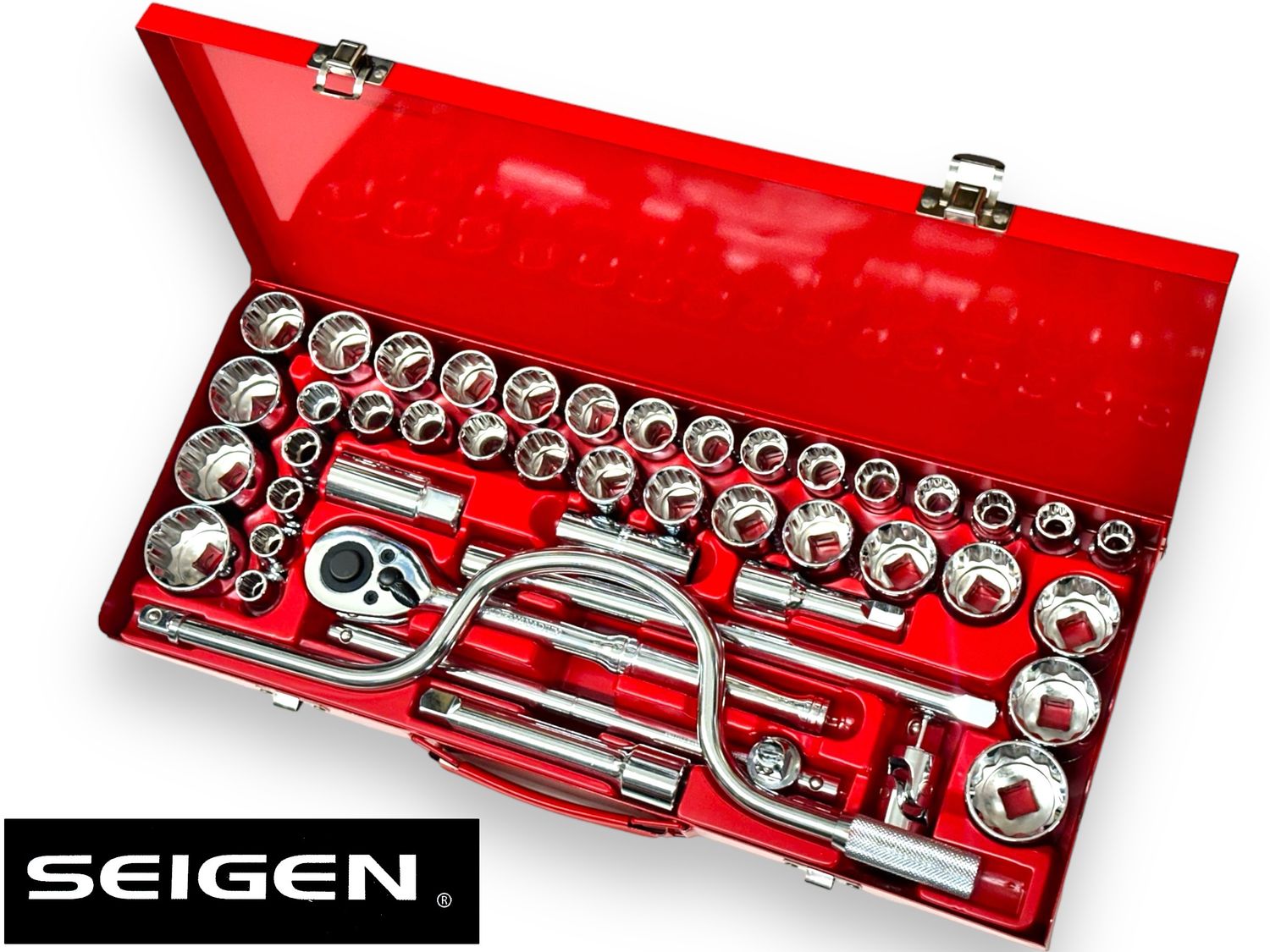 45 Pc 1/2” Dr Socket Set