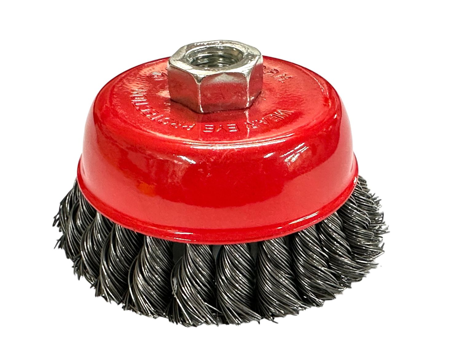 100mm (4&quot;) Wire Brush Cup Knotted