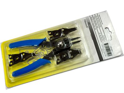 4 Head Circlip Pliers 150mm (6")