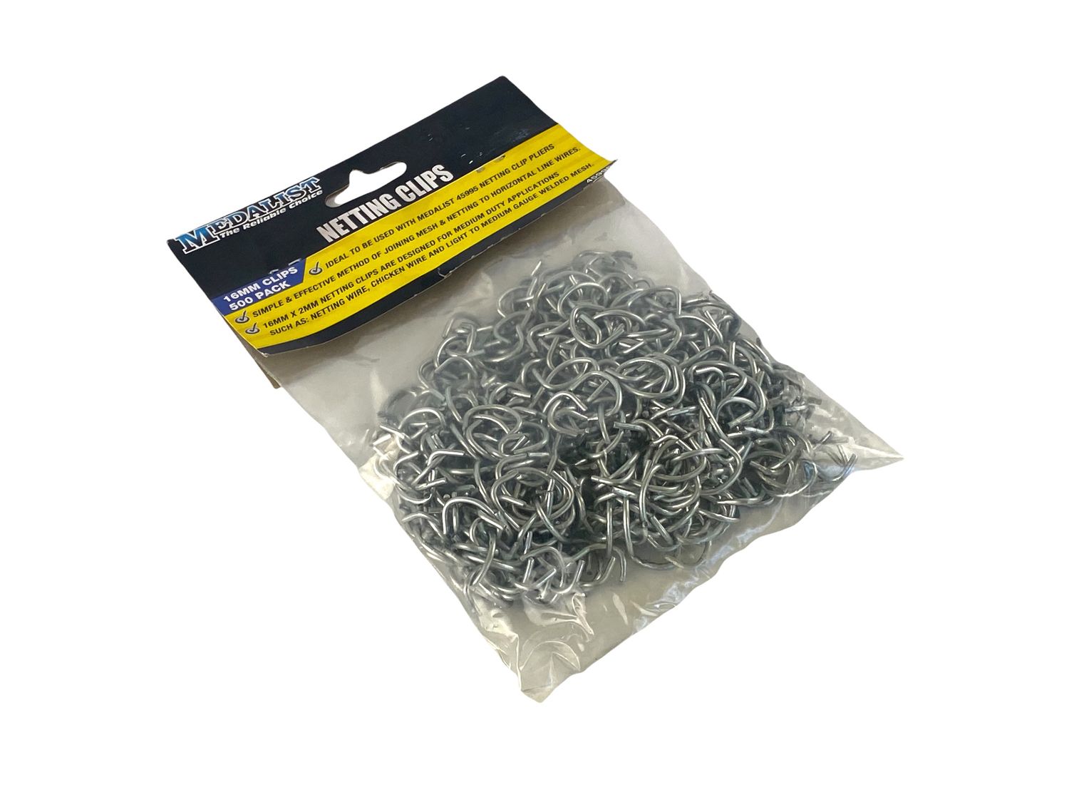 Netting Clips 500 Pack 16mm