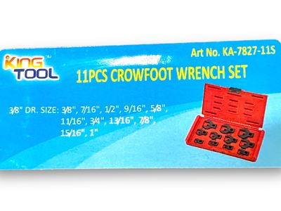 3/8" Dr 11Pc Crows Wrench Set