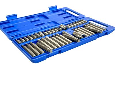 40Pc Hex, Spline, Tx Socket Set