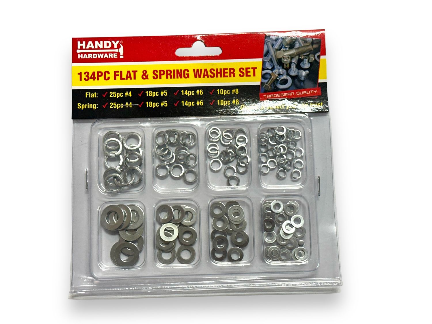 134Pc Washer Assortment