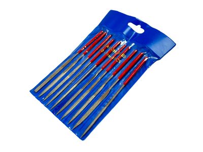 10Pc Diamond Files Set 140mm