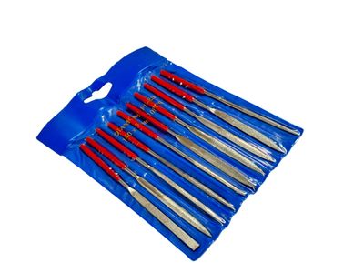 10Pc Diamond Files Set 140mm