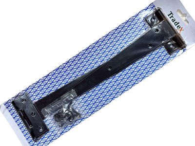10” T Hinge Pair Black