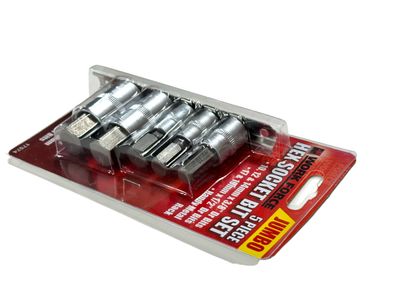 5 Pc Hex Socket Set
