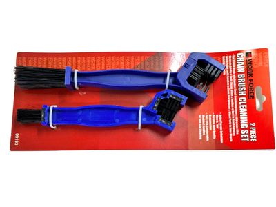 2 Piece Chain Cleaning Brush Set