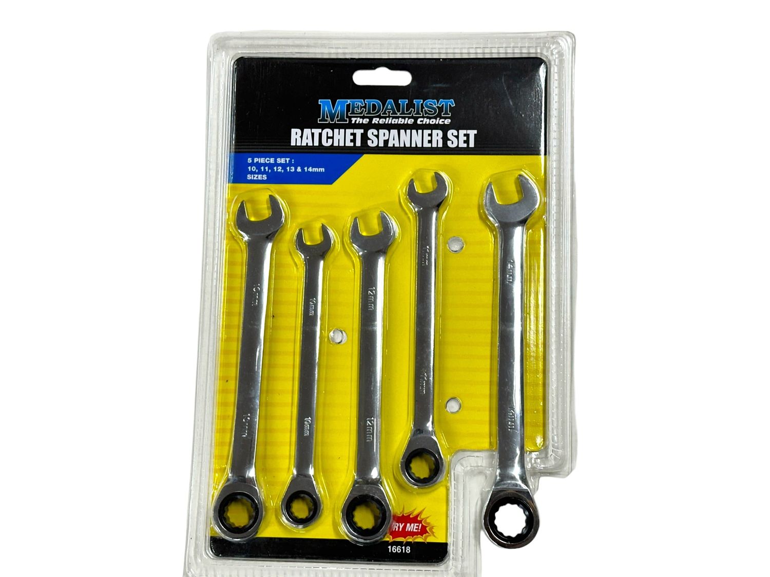 5Pc Ratchet Spanner Set