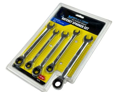 5Pc Ratchet Spanner Set