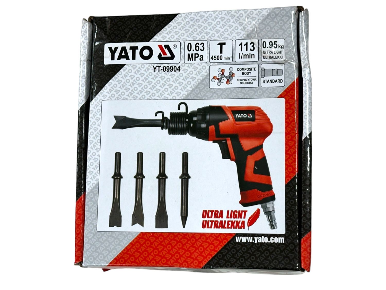 7Pc Air Hammer and Chisel Set