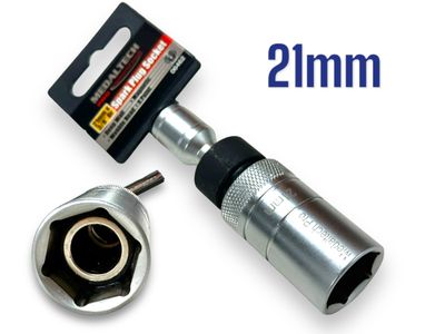 21mm 3/8” Dr Spark Plug Socket Magnetic