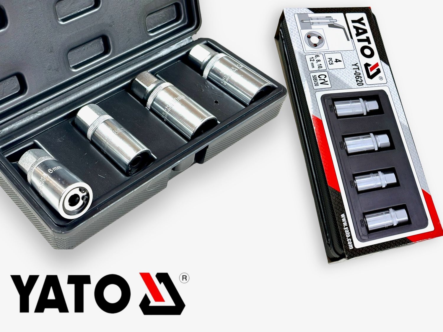 4 Pc Stud Remover Set
