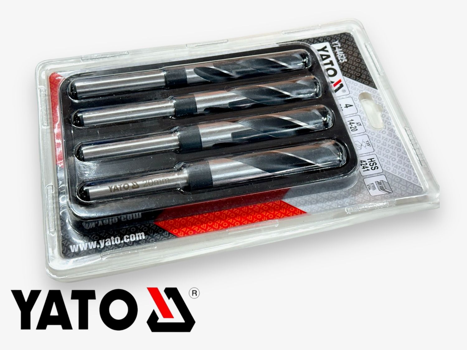 4 Pc Drill Bit Set 14-20mm