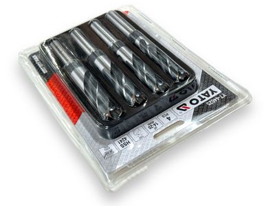 4 Pc Drill Bit Set 14-20mm