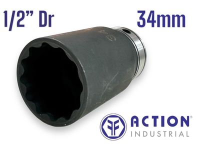 34mm 12 Point Deep Socket