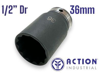 36mm 12 Point Deep Socket