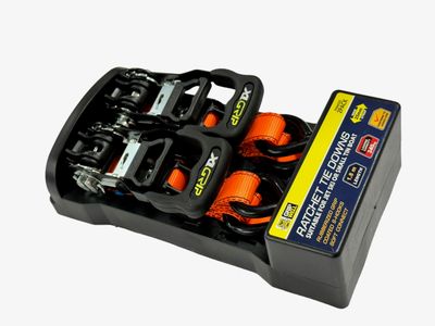 2Pc Ratchet Tie Down Set