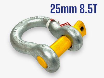 Bow Shackle 25mm Pin Rated 8.5Ton