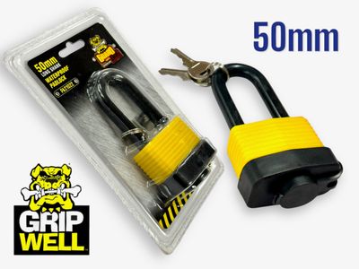 50mm Long Shank Laminated Padlock
