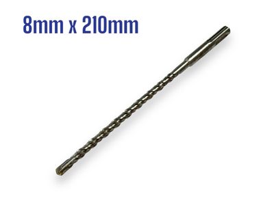 8mm x 210mm Masonry Hammer Bit