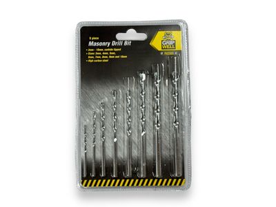 8 Pc Masonry Drill Bit Set Metric