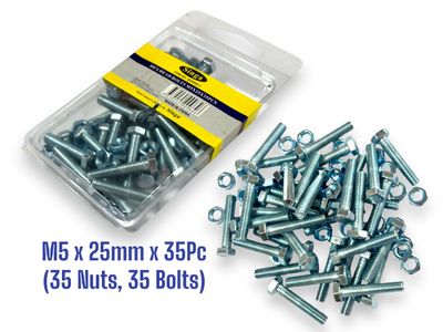 M5 x 25mm Nuts and Bolts