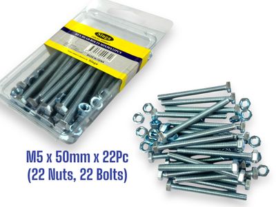 M5 x 50mm Nuts and Bolts