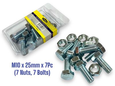 M10 x 25mm Nuts and Bolts