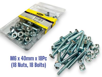 M6 x 40mm Nuts and Bolts