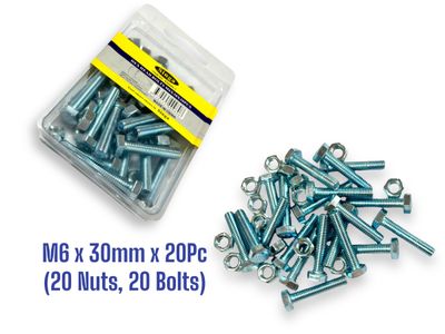 M6 x 30mm Nuts and Bolts