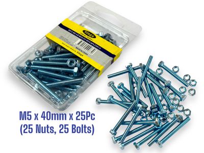 M5 x 40mm Nuts and Bolts