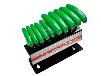 10 Pc Torx Keys "T" Handle