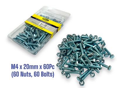 M4 x 20mm Nuts and Bolts