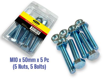 M10 x 50mm Nuts and Bolts