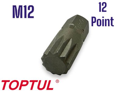 M12 Spline 10mm Hex