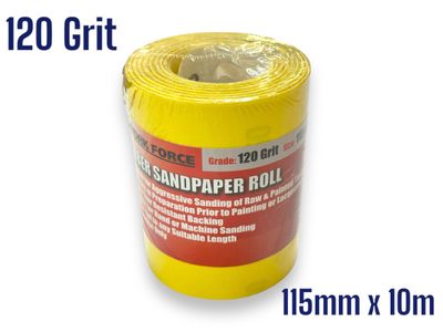120g Sandpaper 115mm x 10m